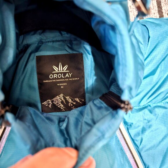 Orolay Women's Down Insulated Puffer Jacket With double front zippers size Med - Picture 5 of 12